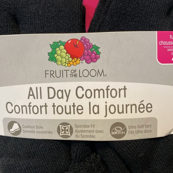 Fruit of the Loom All Day Comfort Socks - Picture 3 of 7